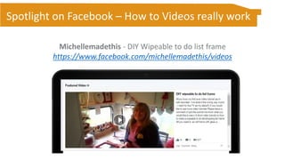 Spotlight on Facebook – How to Videos really work
Michellemadethis - DIY Wipeable to do list frame
https://www.facebook.co...