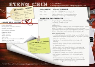Eteng's resume