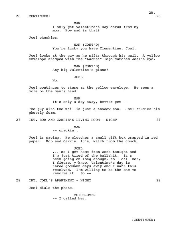 eternal sunshine of the spotless mind monologue eternal sunshine of the spotless mind monologue
