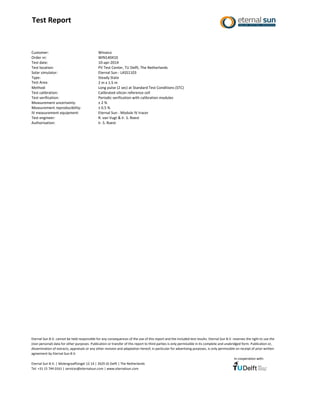 Eternal sun test report winaico wsp-280 m6 Perc | PDF