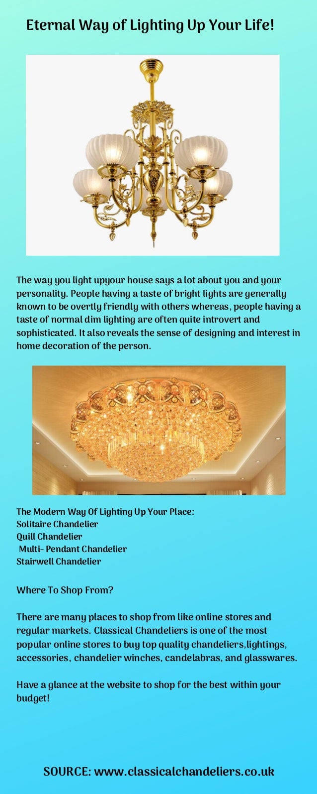 quality chandeliers