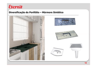Diversificação do Portfólio – Mármore Sintético




                                                  12
 