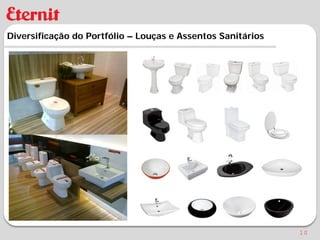 Diversificação do Portfólio – Louças e Assentos Sanitários




                                                             10
 