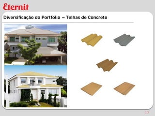 Diversificação do Portfólio – Telhas de Concreto




                                                   13
 