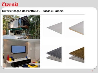 Diversificação do Portfólio - Placas e Painéis




                                                 8
 