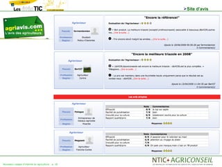 Site d’avis




Nouveaux usages d'internet en agriculture   p. 18
 