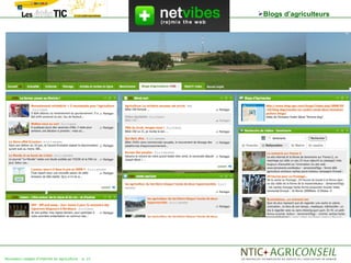 Blogs d’agriculteurs




Nouveaux usages d'internet en agriculture   p. 21
 