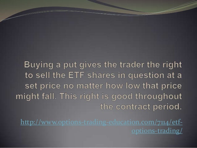 Day trading etf options
