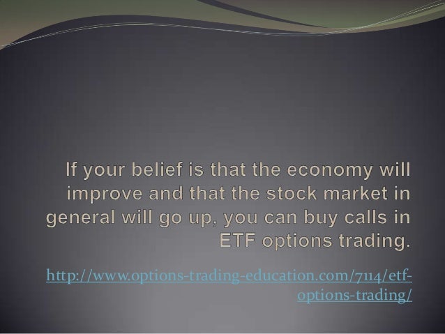 Gold etf options trading
