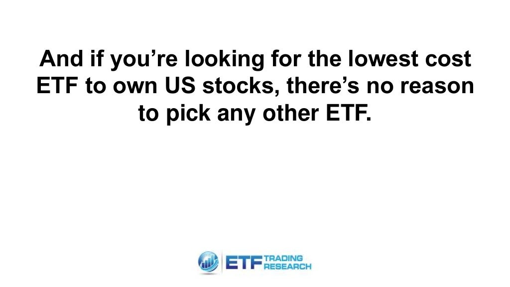 A New Low Cost Stock ETF For 2016