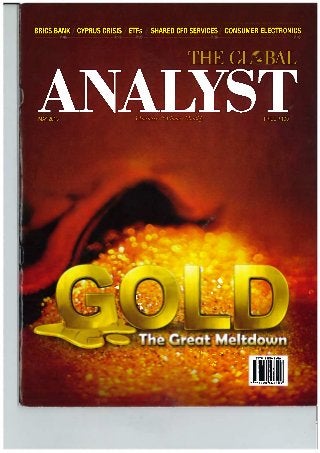 Sourajit Aiyer - Exchange Traded Funds, A Game Changer - The Global Analyst Magazine, India - May 2013 