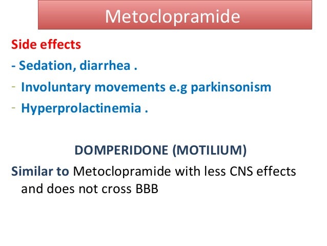 metoclopramide side effects for pregnant