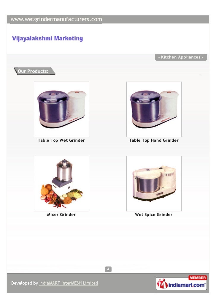 Vijayalakshmi Marketing,Coimbatore, Kitchen Appliances