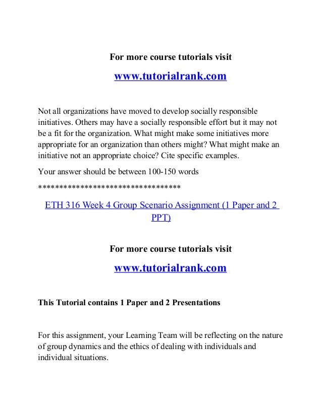 Eth 316 Inspiring Innovation Tutorialrank Com