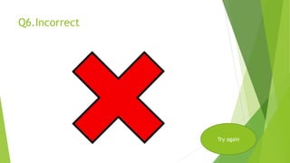 Q6.Incorrect
Try again
 