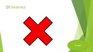 Q9.Incorrect
Try again
 