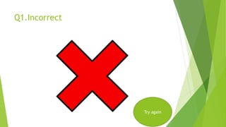 Q1.Incorrect
Try again
 
