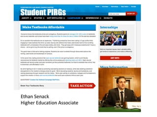 Ethan Senack
Higher Education Associate
 