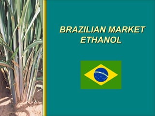 BRAZILIAN MARKET
   ETHANOL
 