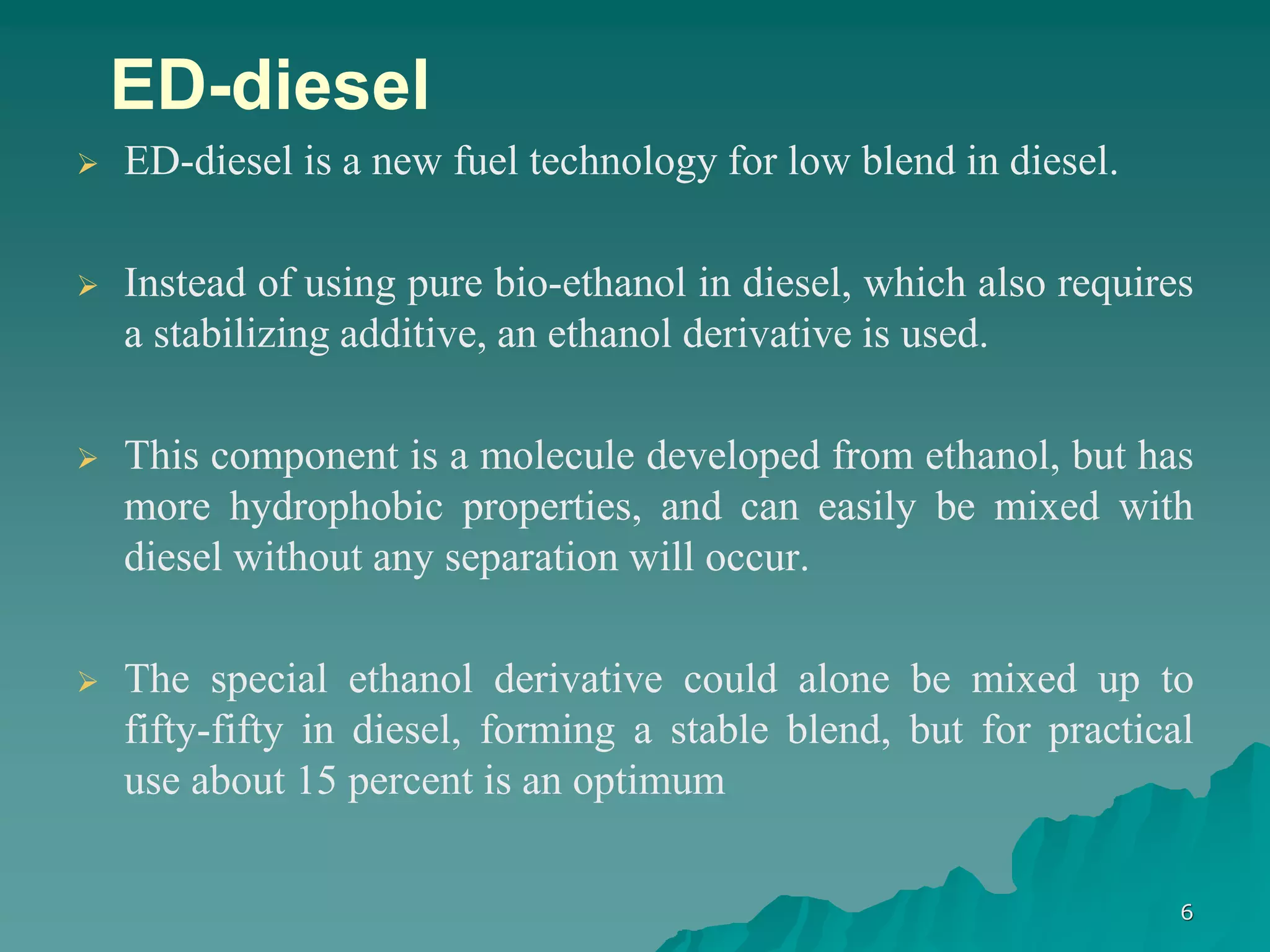 Ethanol Blended Petrol and Diesel PPT