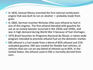 Ethanol production, Lecture 07, Fuel Technology2.pptx