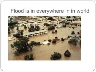 Flood is in everywhere in in world 