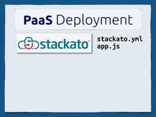EtherCalc Edit Flow
      main.coﬀee            MULTI
 sc.coﬀee
                              GET snapshot
                Socket.io     LRANGE log
SocialCalc.js               EXEC
                Express
                Node.js
 db.coﬀee       EV/libuv     player.coﬀee
  redis.js       Zappa        SocialCalc.js



                            RPUSH log cmd
  Redis
(optional)
 