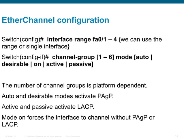 Ether channel fundamentals | PPT