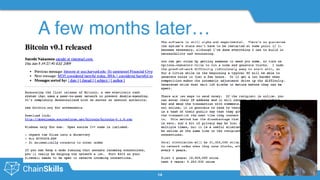 #chainskills
A few months later…
14
 