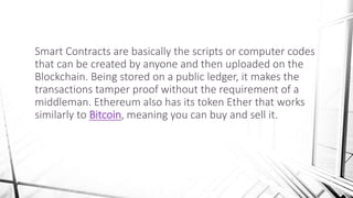 What is Ethereum? – A Complete Guide to Ethereum for Beginners | PPTX