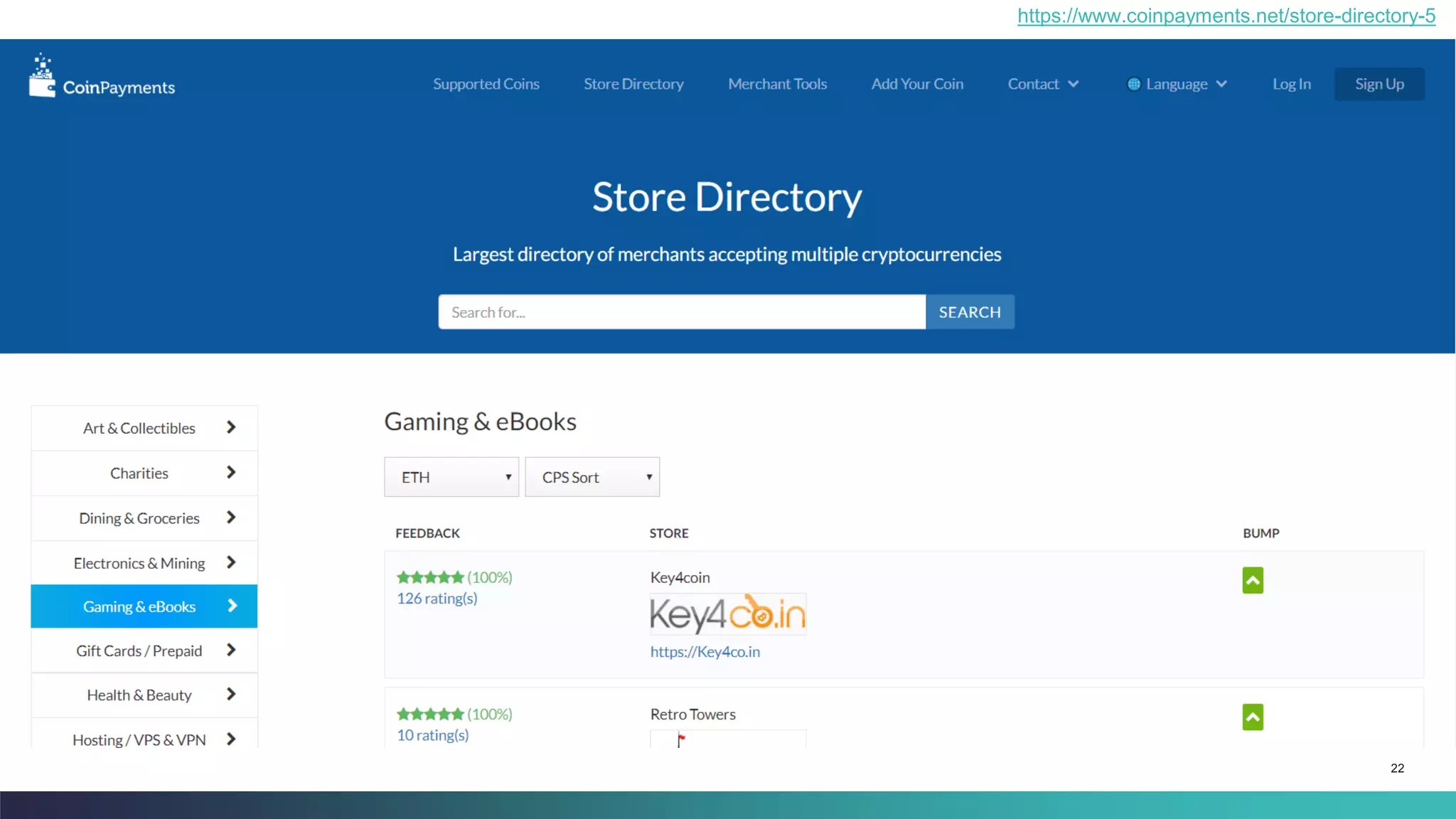 22
https://www.coinpayments.net/store-directory-5
 