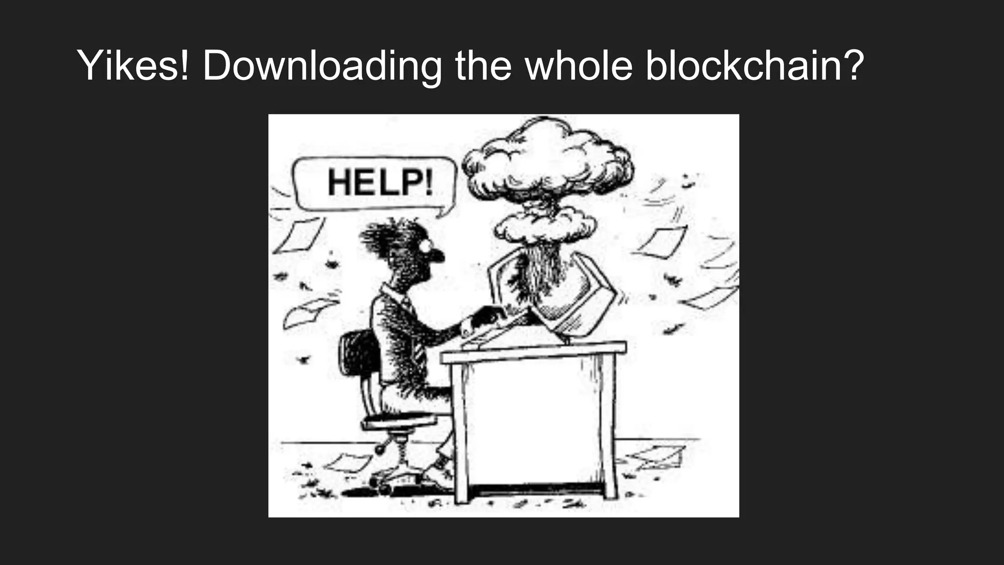 Yikes! Downloading the whole blockchain?
 
