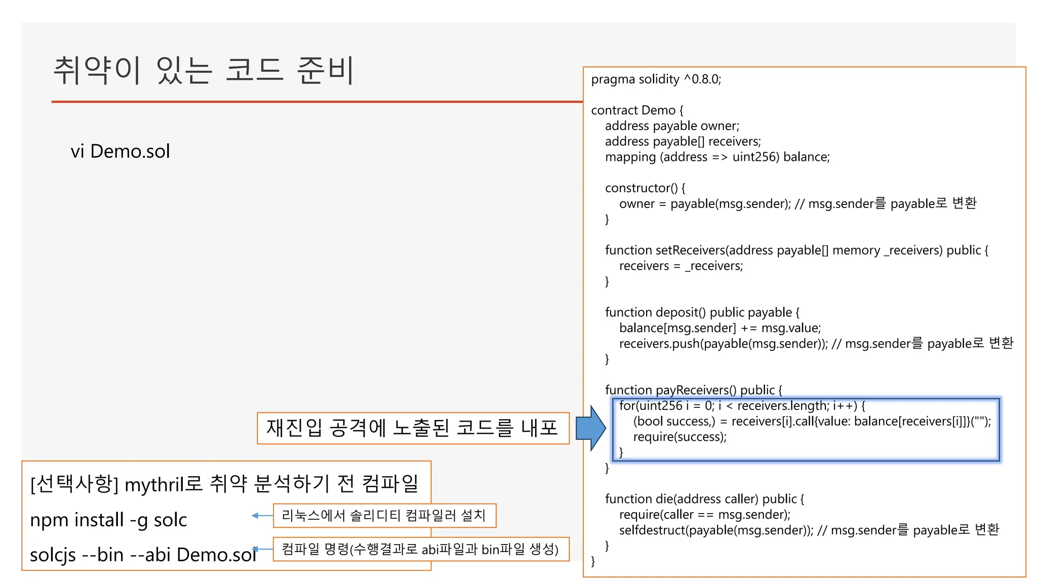 Ethereum Smart Contract Static Analyzer (Solidity Vulnerability Analyzer) |  PPTX