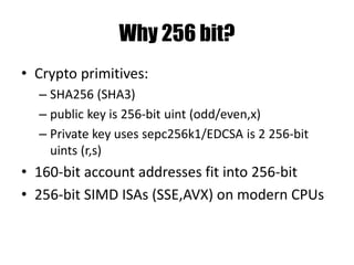 Contract
• “Contract” is not a good name, better names:
– Autonomous Agent
– Actor
– Object (like in OOP)
 