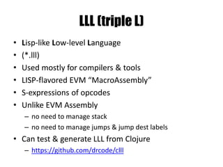 PC OPCODE FEE GAS STACK MEM STORAGE
0 PUSH1 0 -1 -820 [] [] {54: 2020202020}
2 CALLDATALOAD -1 -821 [0] [] {54: 2020202020}
3 SLOAD -20 -822 [54] [] {54: 2020202020}
4 NOT
5 PUSH1 9
7 JUMPI
8 STOP
9 JUMPDEST
10 PUSH1 32
12 CALLDATALOAD
13 PUSH1 0
15 CALLDATALOAD
16 SSTORE
 
