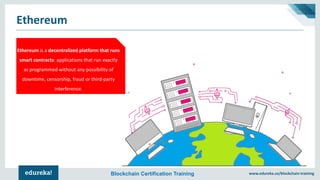 Ethereum vs Hyperledger | Which Blockchain Technology to Choose ...