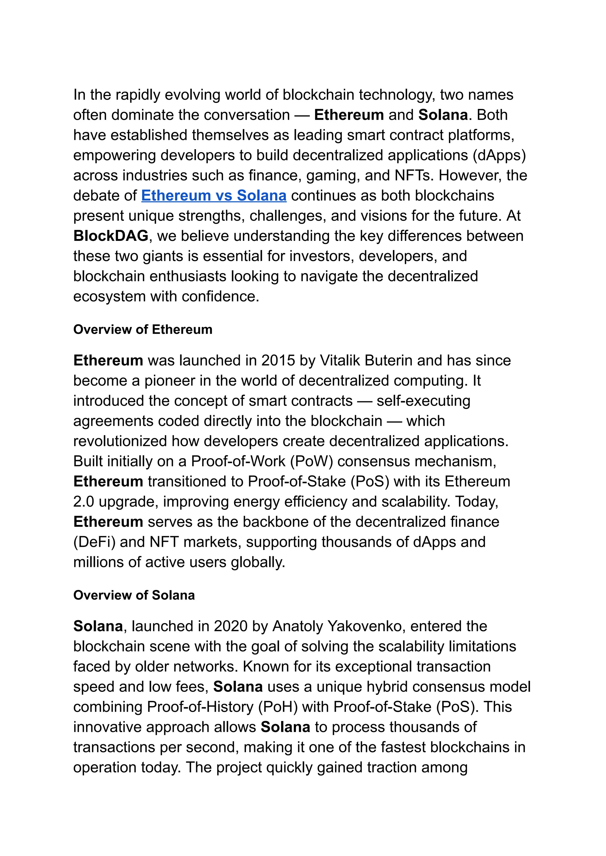 Ethereum vs Solana_ A Complete Blockchain Comparison for 2025 _ BlockDAG.pdf