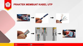 PRAKTEK MEMBUAT KABEL UTP
najibmuhammadd MuhammadNajibDS
 