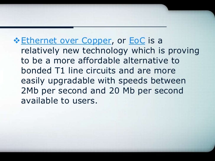 over copper providers