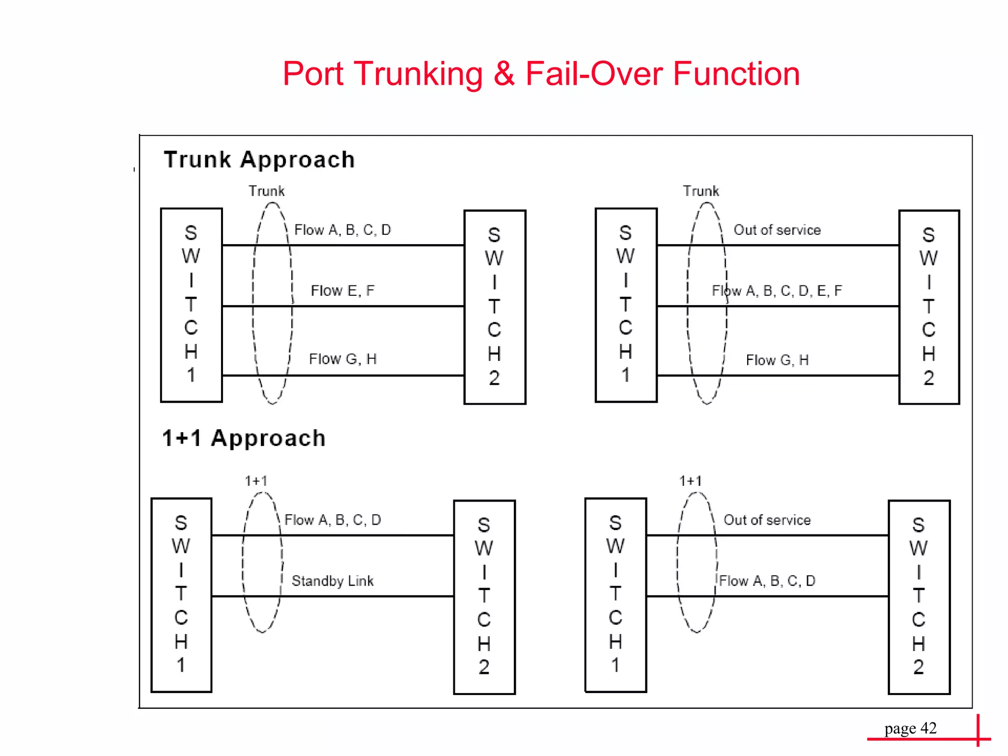 Port Trunking & Fail-Over Function 