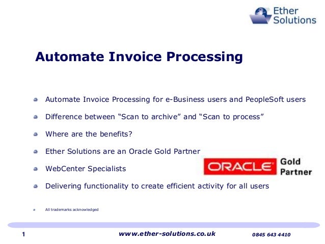 automated invoice processing