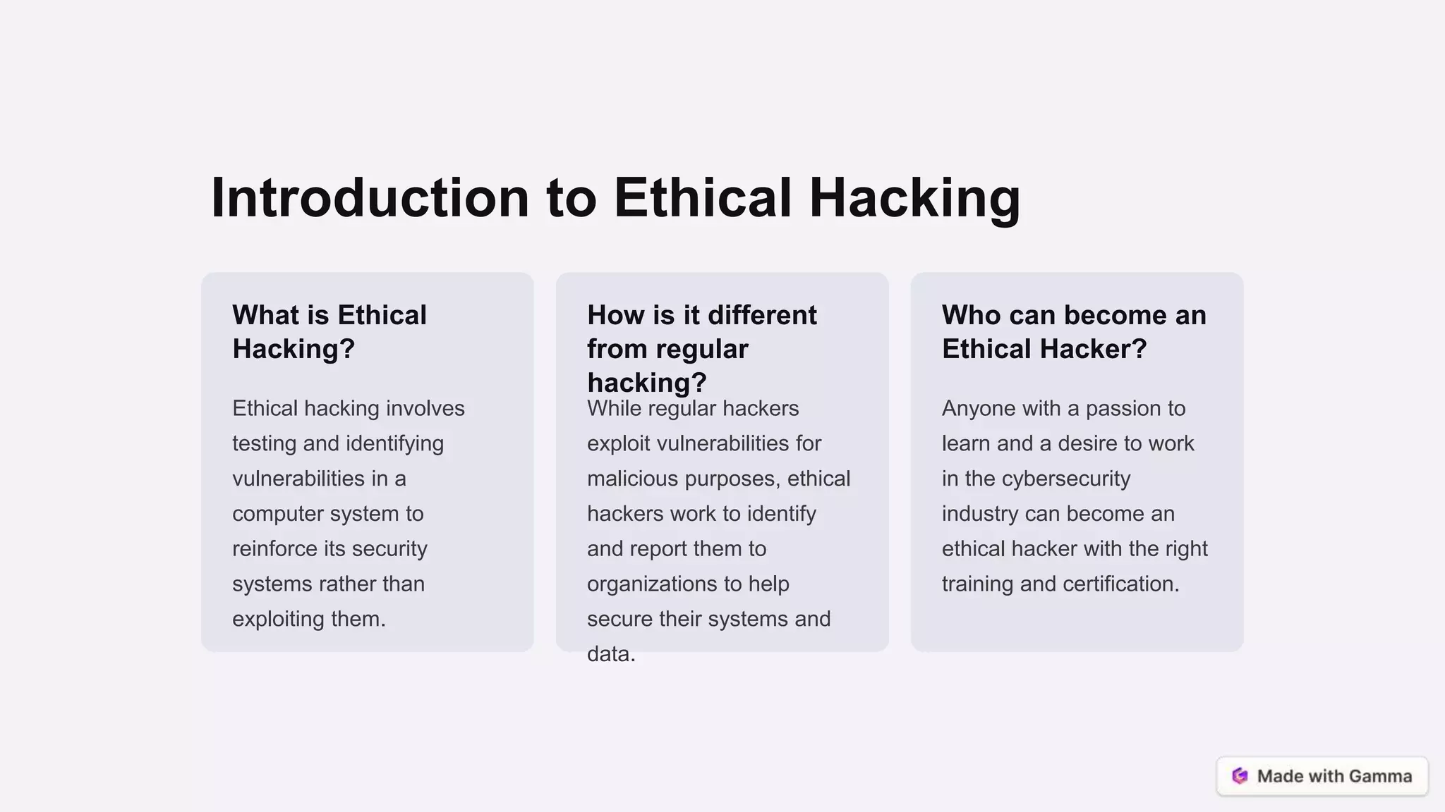Ethical Hacking Course After 12th pptx Ethical Hacking Course After 12th pptx
