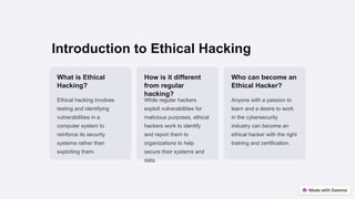 ethical hacking course after 12th