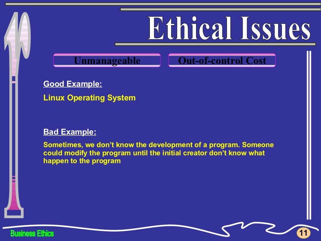 Ethical Issues In ICT
