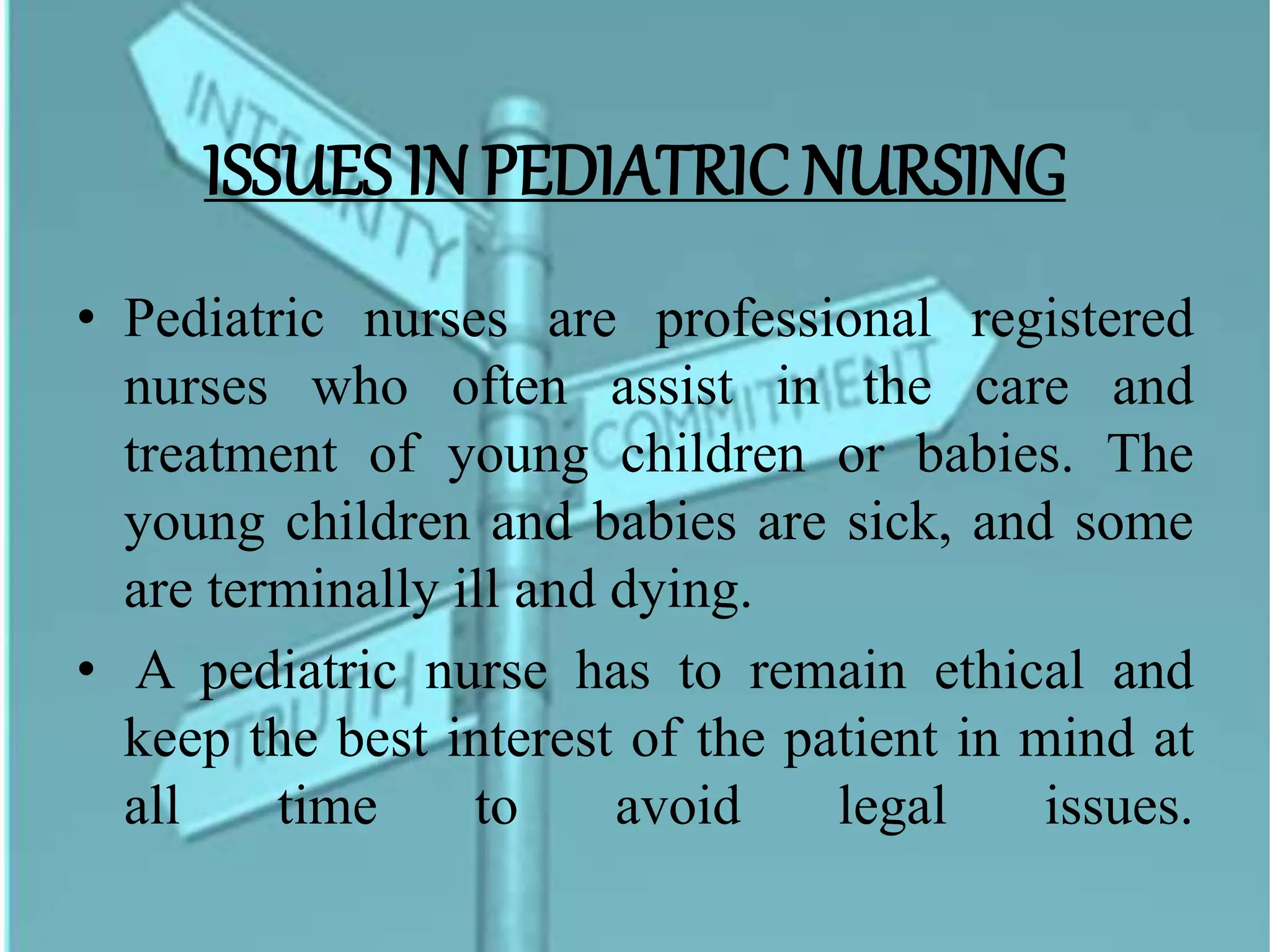Ethical and cultural issues in pediatrics | PPTX