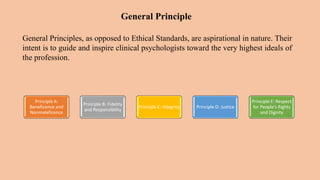Ethical and legal issues in clinical psychology (according to ethics ...