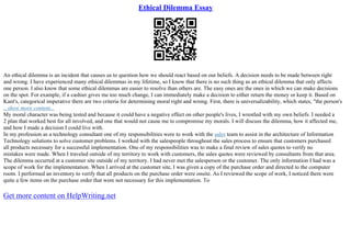 Ethical Argument Paper | PPT