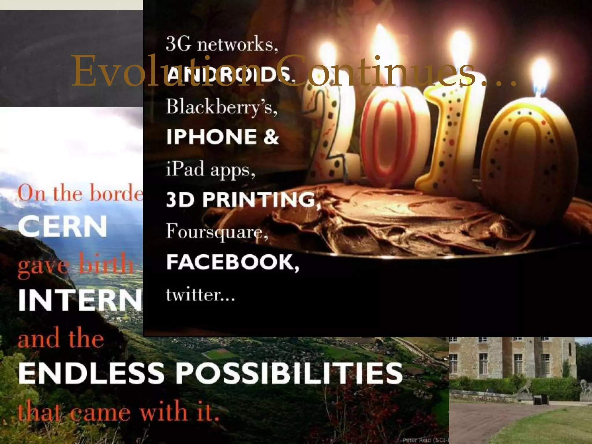 
Evolution Continues…
 