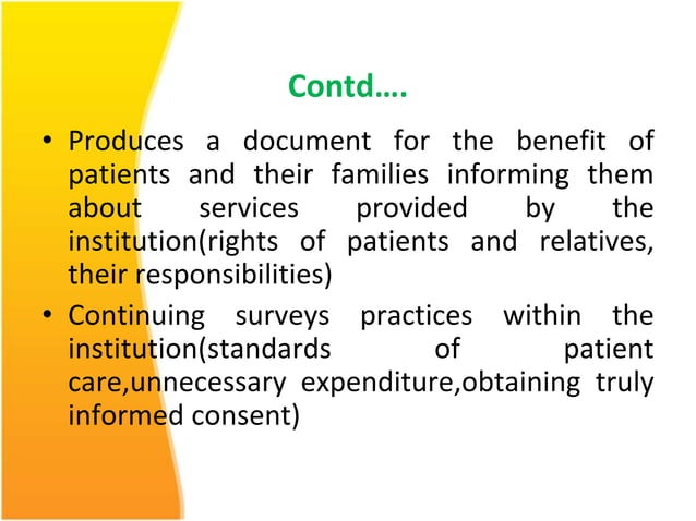 Ethical Committee, Code of ethics and Professional conduct In Nursing ...