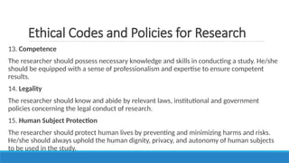 ETHICAL CODES AND POLICIES FOR RESEARCH.pptx